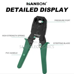 3-in-1 Network Crimping Tool Lan Cable + 10 Free Rj45 Connectors