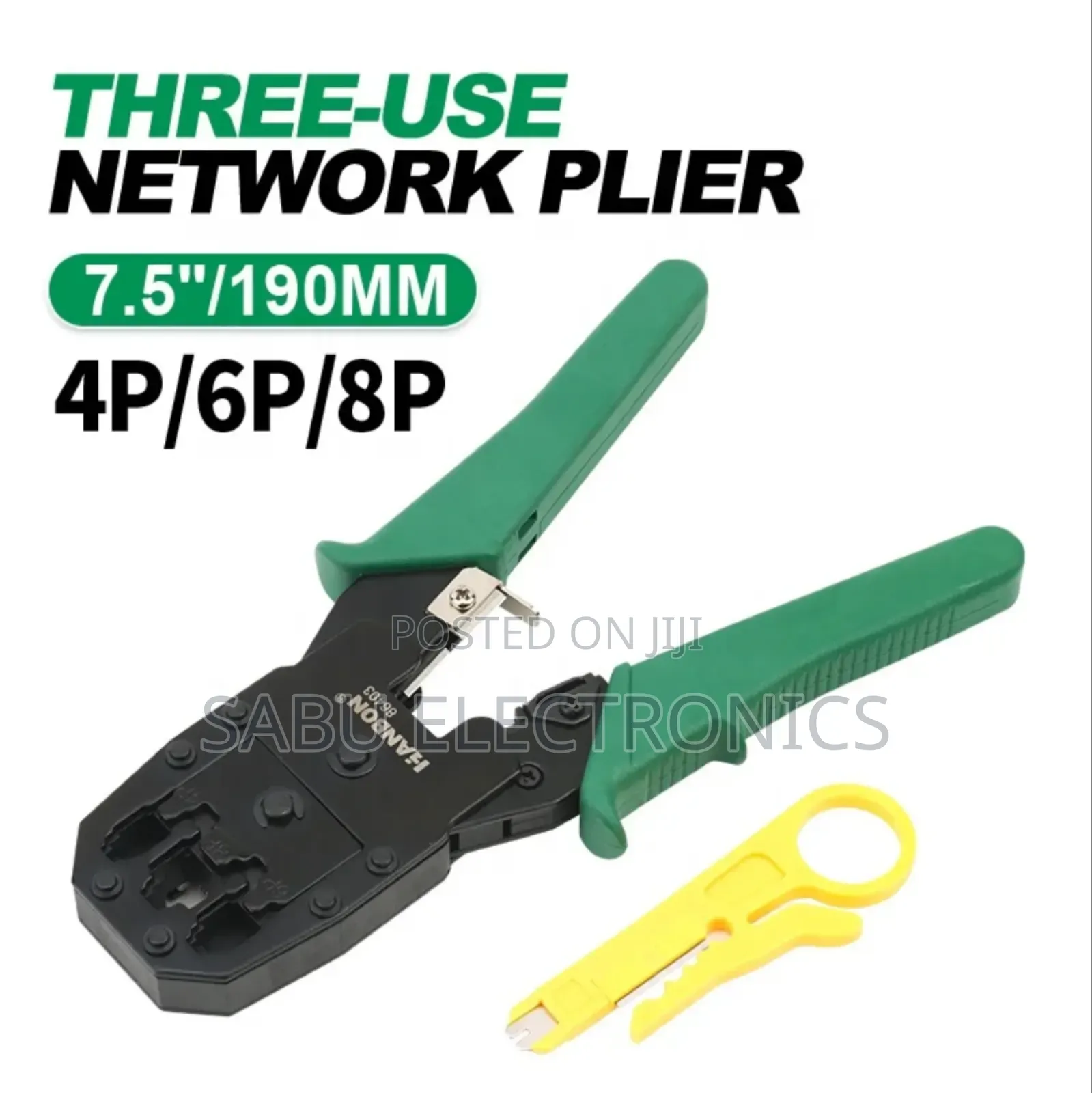 3-in-1 Network Crimping Tool Lan Cable + 10 Free Rj45 Connectors