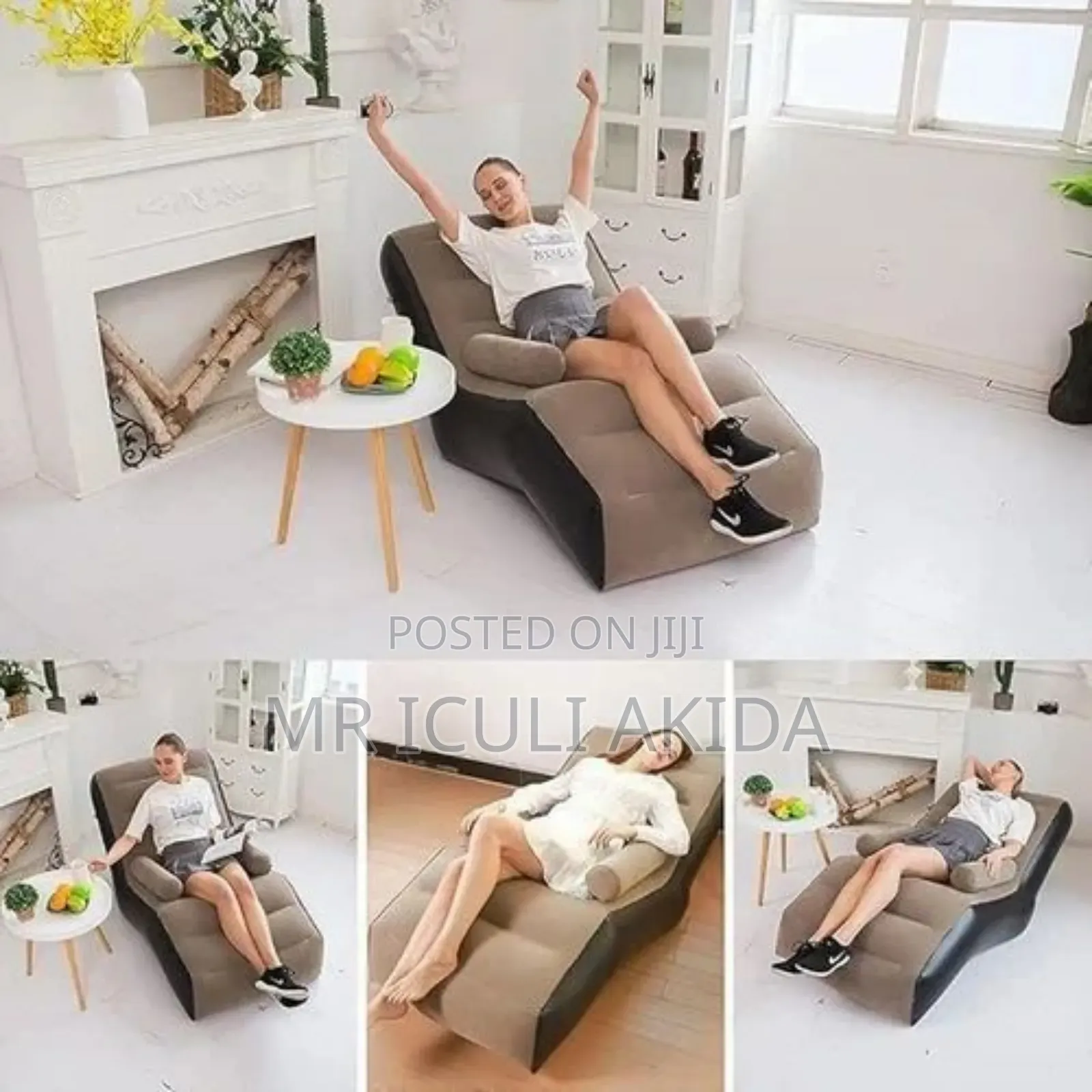 Generic Single-Size Inflatable Sofa Lounge Chair.
