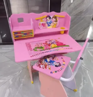 Adjustable Kids' Reading Study Table And Chair Set
