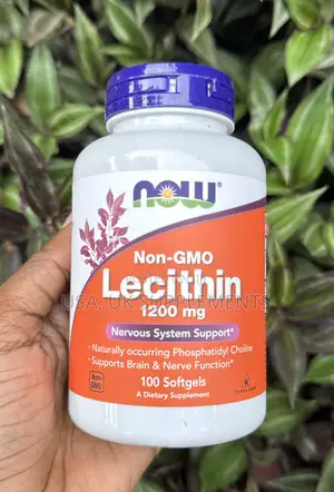 Now 1200mg Lecithin(Nervous System Support) 100softgels