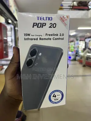 New Tecno Pop 20 64 GB Black