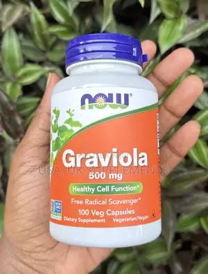 Now Soursop Graviola 500mg 100veg Capsules