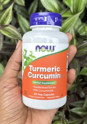Now Turmeric Curcumin 60veg Capsules