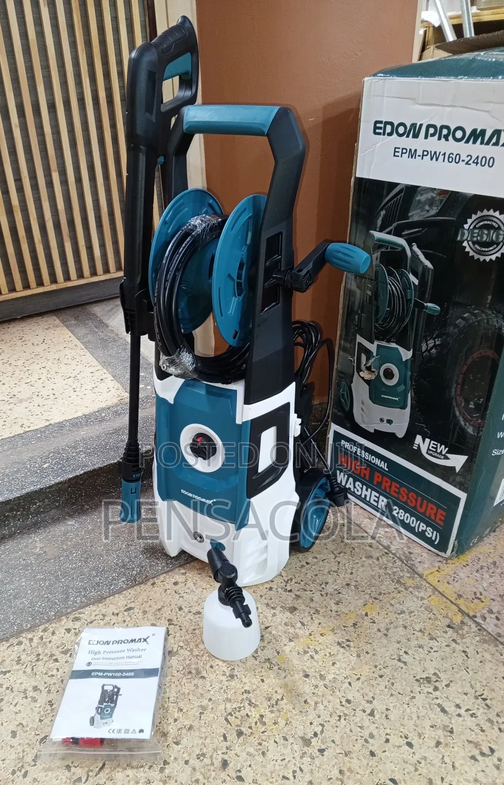 160 Bars Electric Pressure Washer Edon