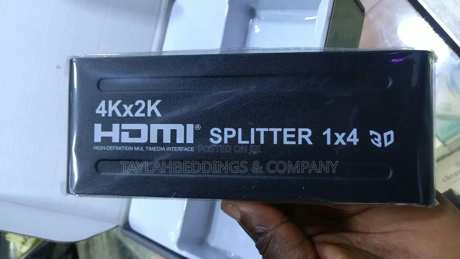 Ultra Hd 1x4 Port Hdmi Splitter - Black