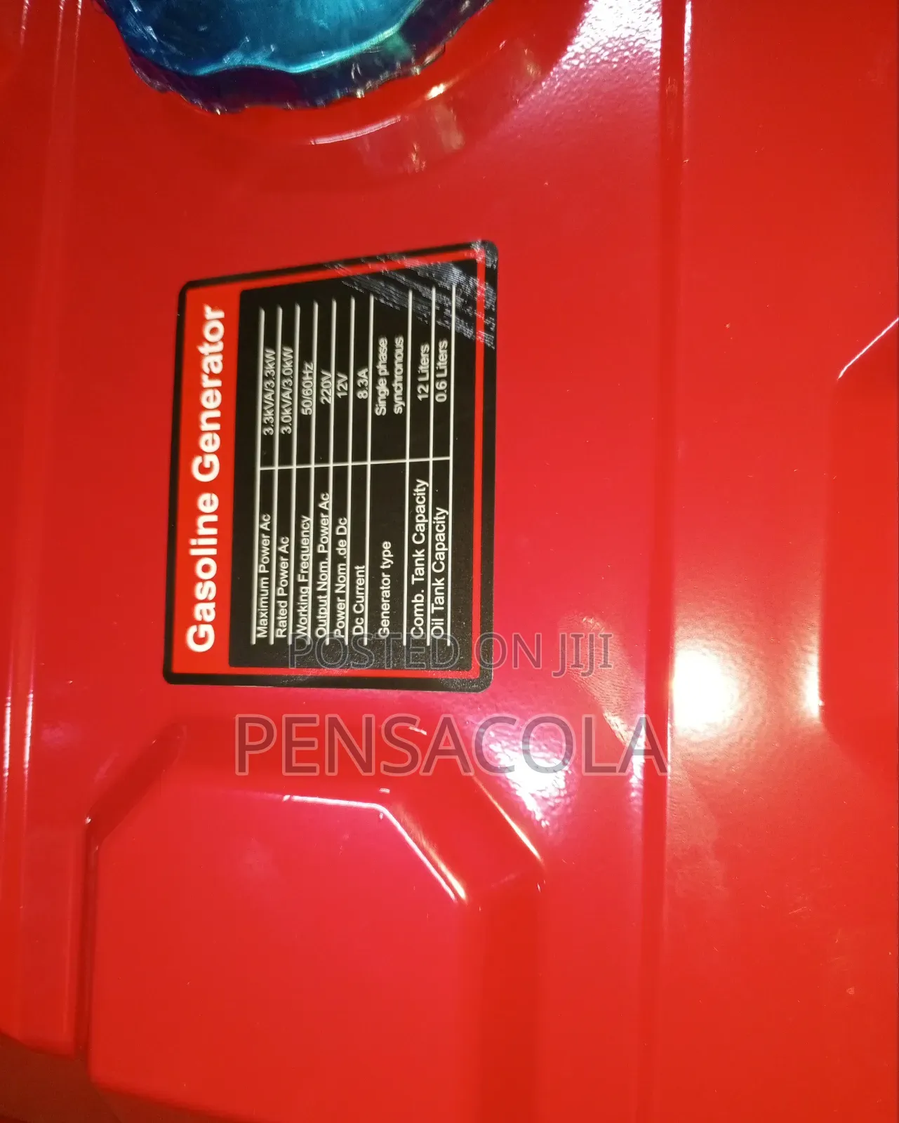 3.3kva Key Started.Petrol Generator 3 Ports