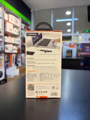 Porodo Aluminum Multi-Port Usb-C Hub
