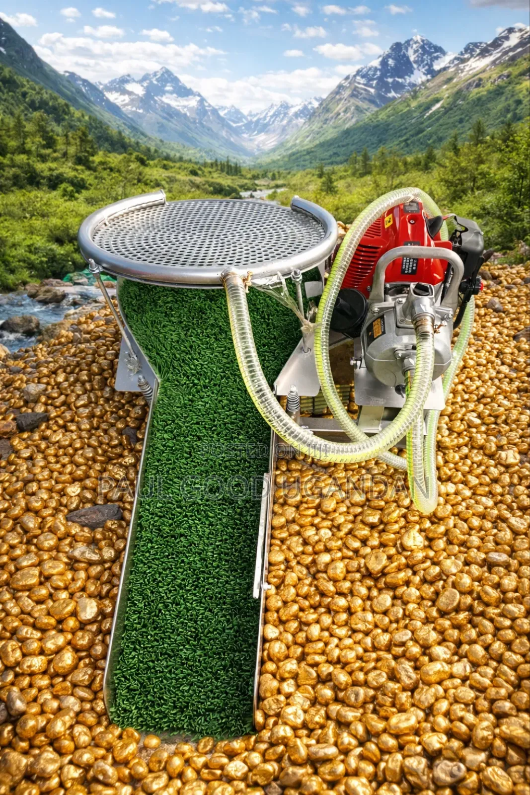 Small Gold Trough Minning