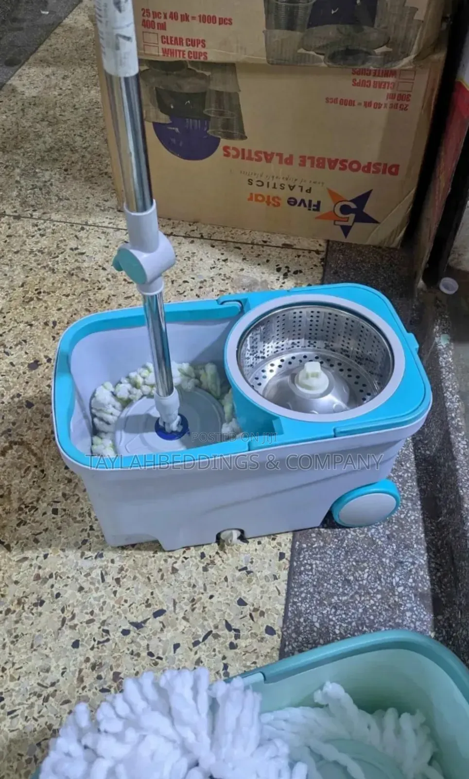 Spin Mop Bucket System With Wringer 360 Spinning Mop Bucket Stainless