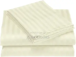 Bed Sheets With Invisible Stripes