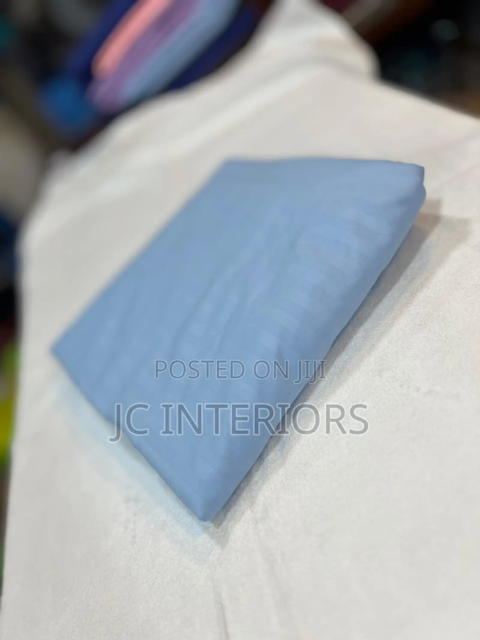Bed Sheets With Invisible Stripes