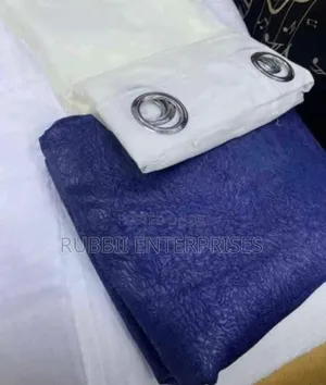 Curtains 3pcs ~ Navy Blue