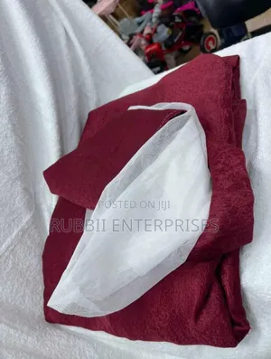 Curtains 3pcs ~ Maroon
