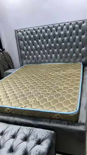 Silver Grey Bed Available