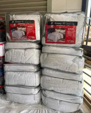 10 Pc Duvet ~ White