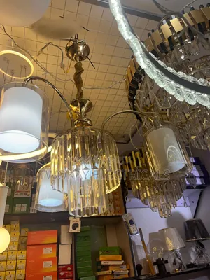 Three Arm Crystal Pendant Light