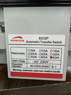 63a Automatic And Manual Change Over Switch