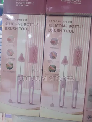 Three-in-one Silicone Bottle Brush Tool