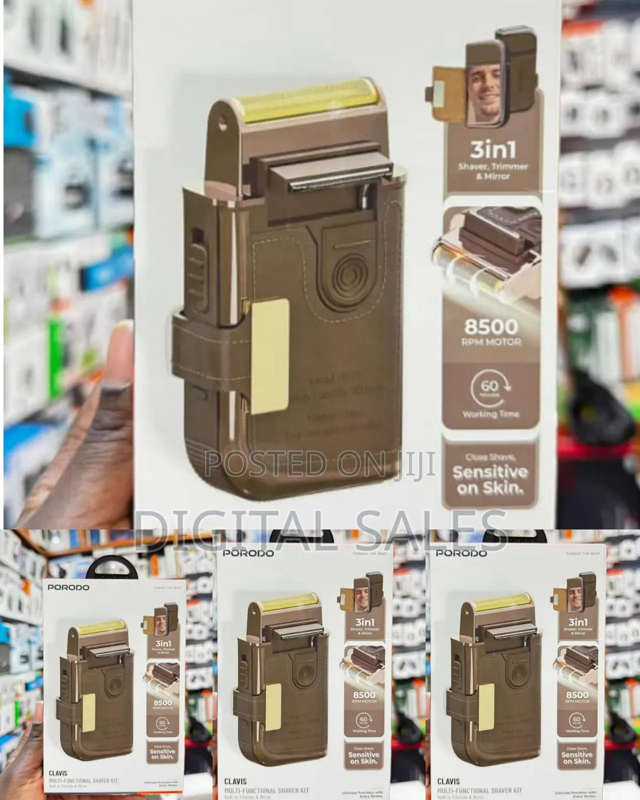 Porodo Clavis Multi-Functional Shaver Kit