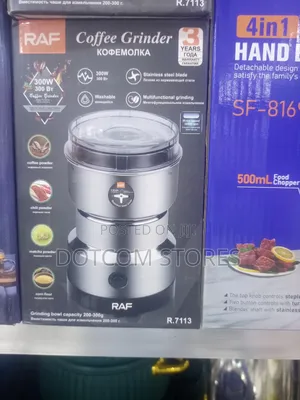 300g Raf Multifunctional Electric Coffee Grinder (Model R.7113).