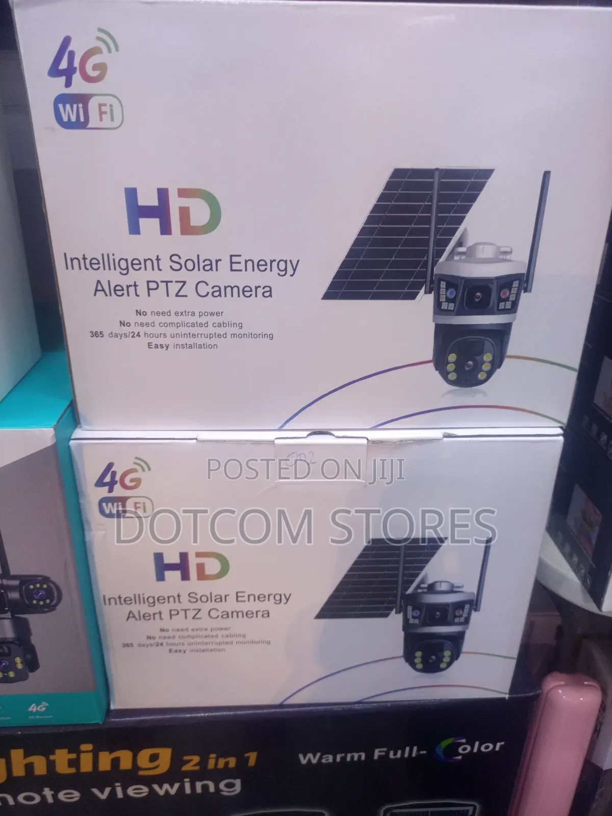 4g Wi-Fi Hd Intelligent Solar Alert PTZ Camera,