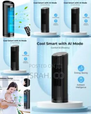 Tower Fan - 80° Oscillation, Remote Control, 13'' Portable Small