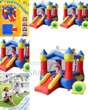 Airmyfun Indoor Outdoor Kids Bounce House With Slide, Inflatable