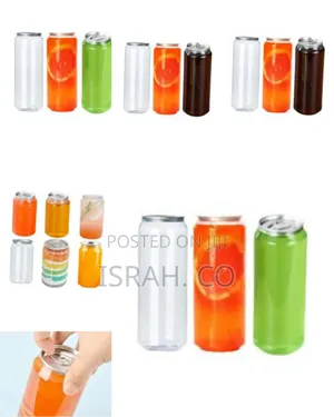 12-Pack of 330ml Disposable Plastic Can Sealer Cups With Aluminum Lid