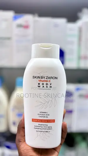 Skin by Zaron Vitamin C + Glycolic Brightening Exfoliating Body Wash