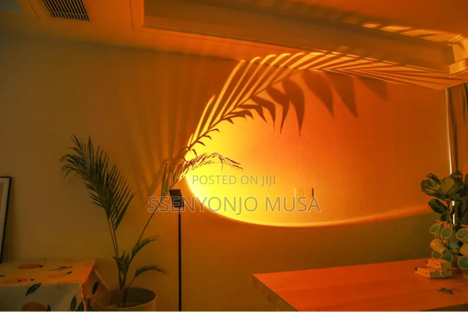 Modern RGB Sunset Floor Lamp – Dimmable Rainbow Ambient Light
