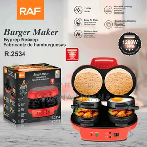 Raf Double Burger Maker (Model R.2534
