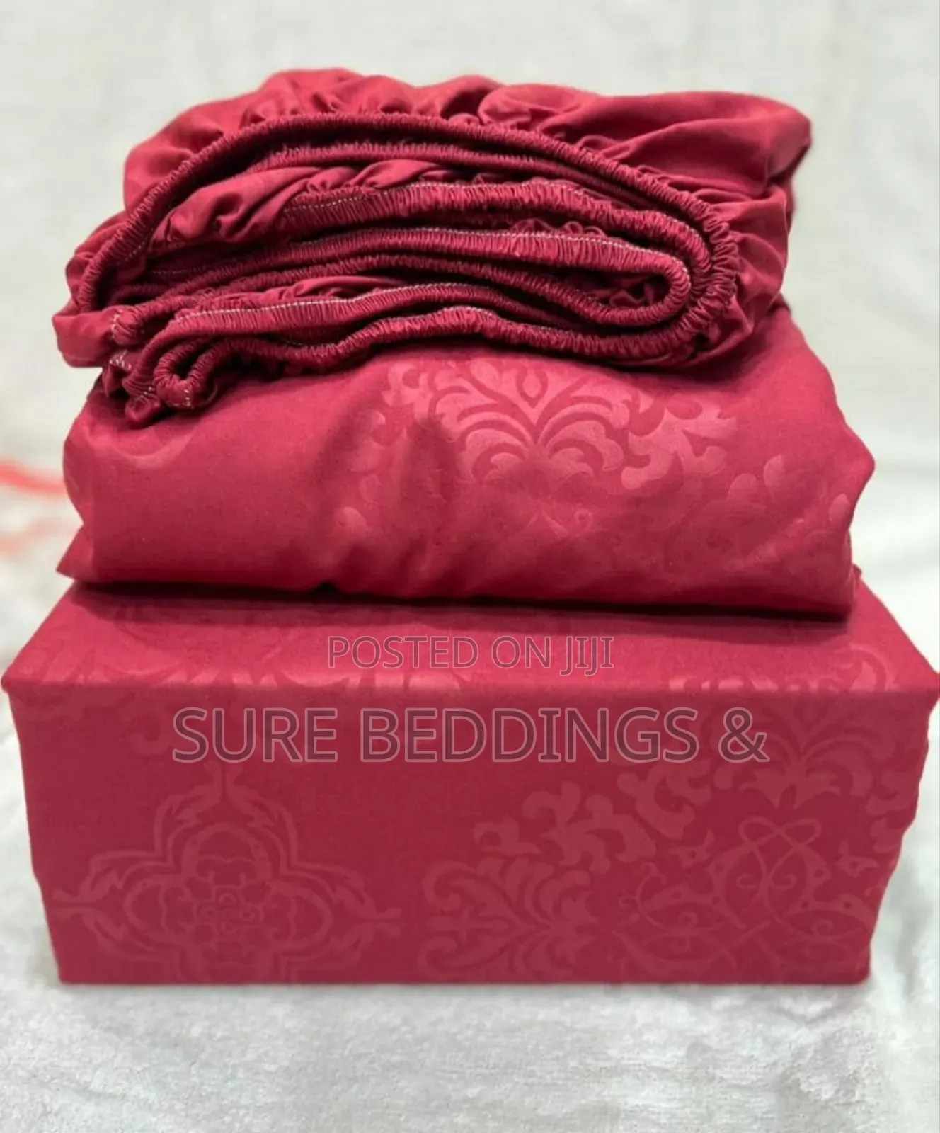 Maroon Fitted Bedsheets