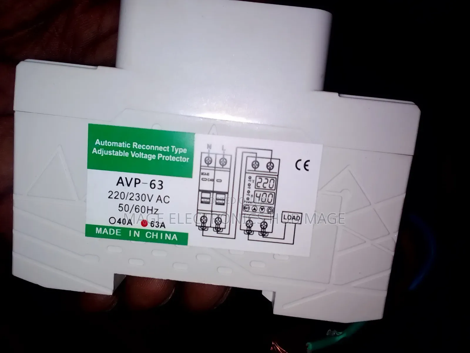 Automatic Voltage Current Surge Protector