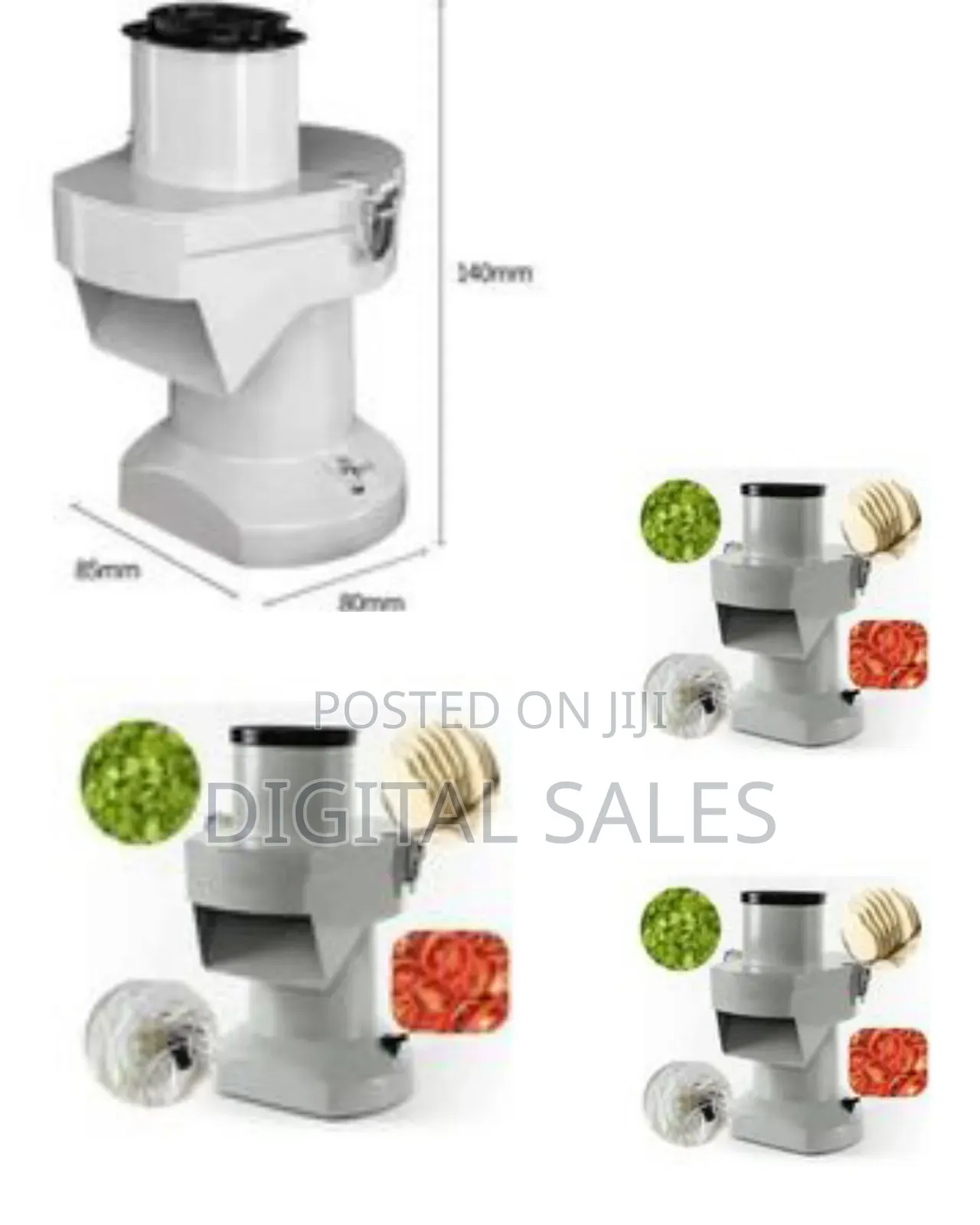 Commercial-Grade Electric Vegetable Slicer and Dicer