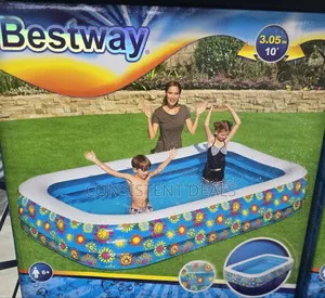 Inflatable Swimming Pool With Pump 3.05m