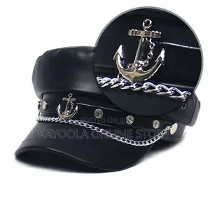 Leather Berets Vintage Cashual Army Caps