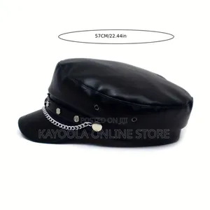 Leather Berets Vintage Cashual Army Caps