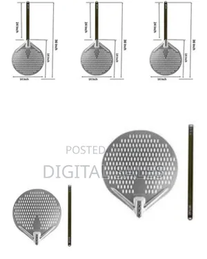 Professional Perforated Pizza Peel With Long Handle