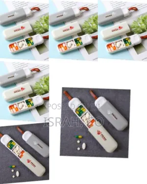 Pack of 2 Mini Pill Box 3 Compartments Small Pill Box,