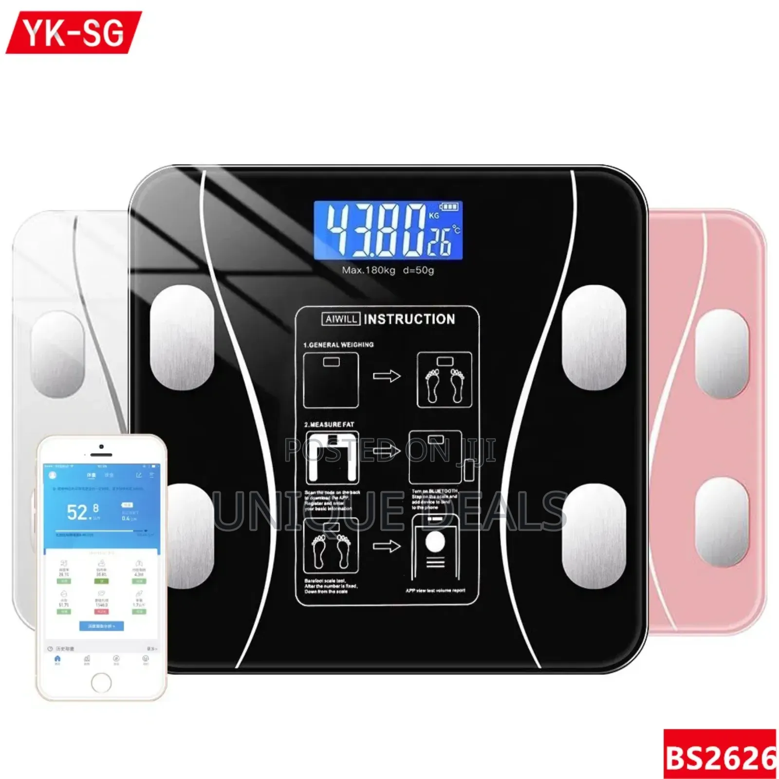 Digital Personal Scale, Smart Body Weight Scale
