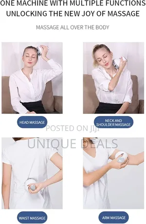 Electric Scalp Massager, With 4 Kneading Massage Heads