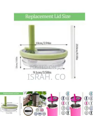 40 Oz Tumbler Flip Straw Lid Replacement Lid For Thermos Fit Stanley