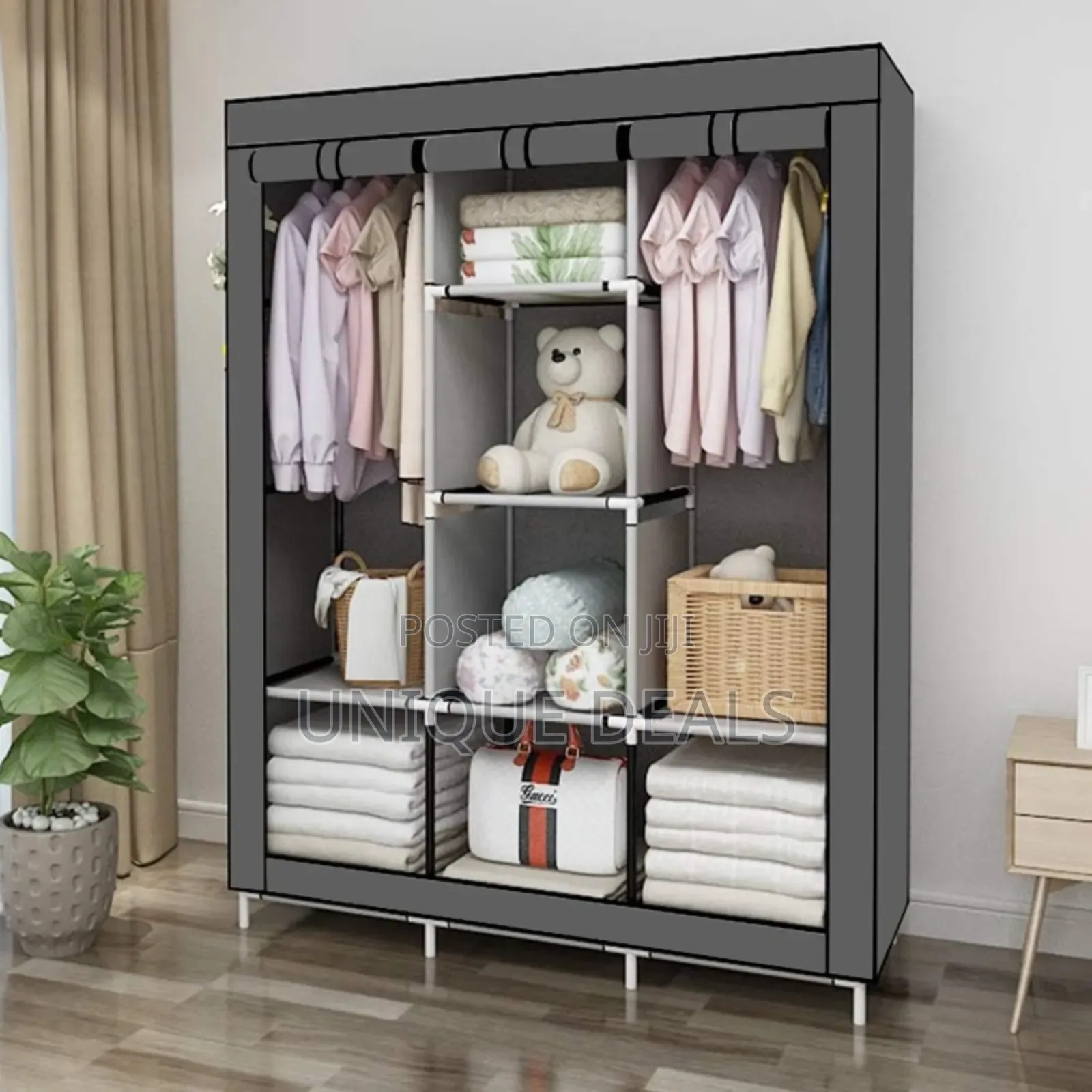Portable Wardrobe Closet Clothes Organizer