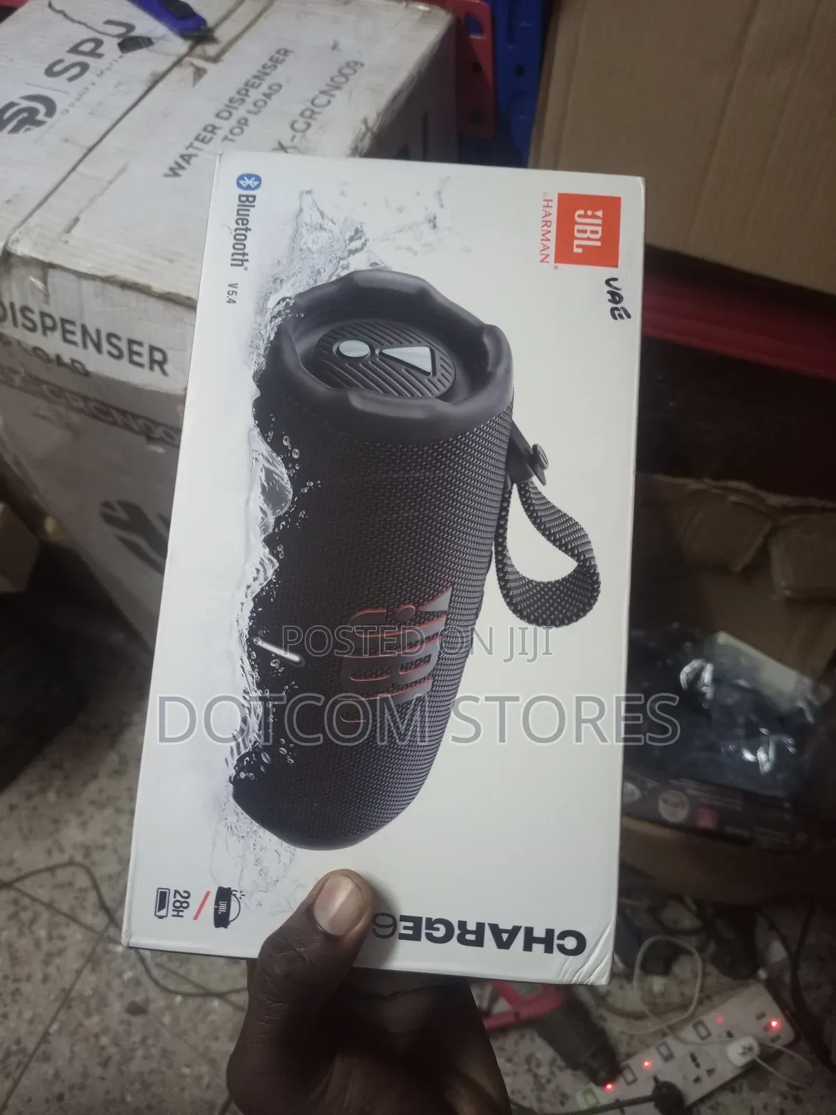 JBL Charge 6 Portable Bluetooth Speaker.