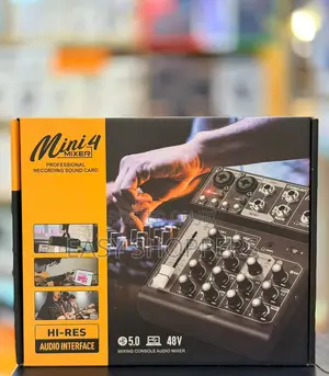 Audio Mixer D Debra Audio Mini4 Portable 4-Channel Dj Mixer Console