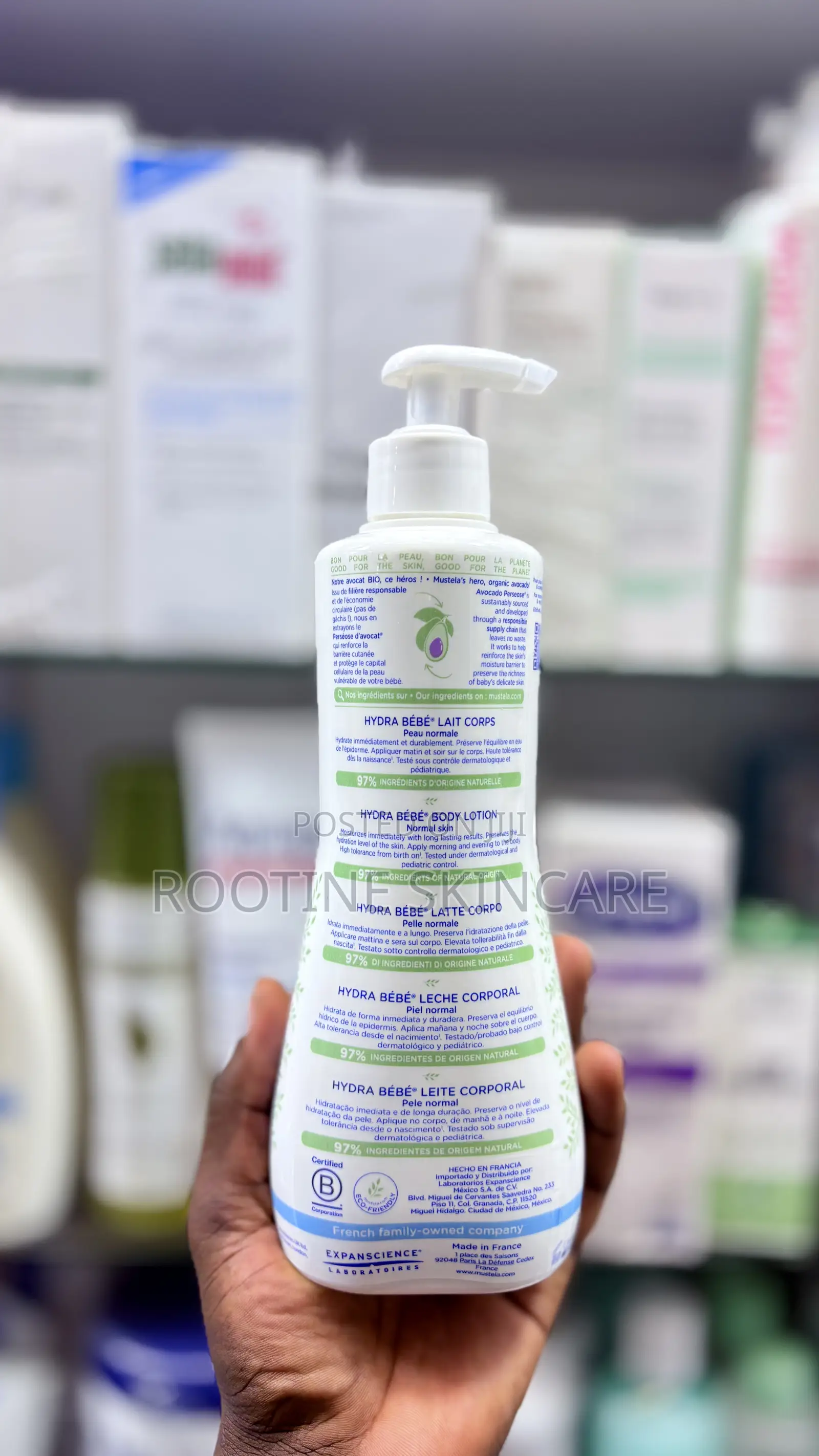 Mustela Hydra Bebe Body Lotion 500mls