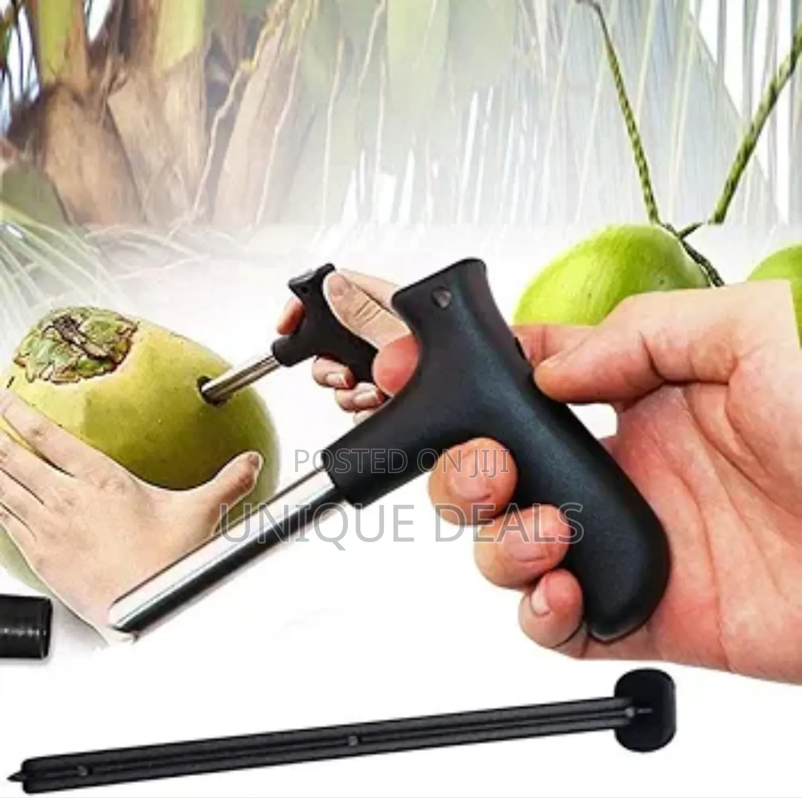 Coconut Opener Tool Coco Water Punch Tap Drill