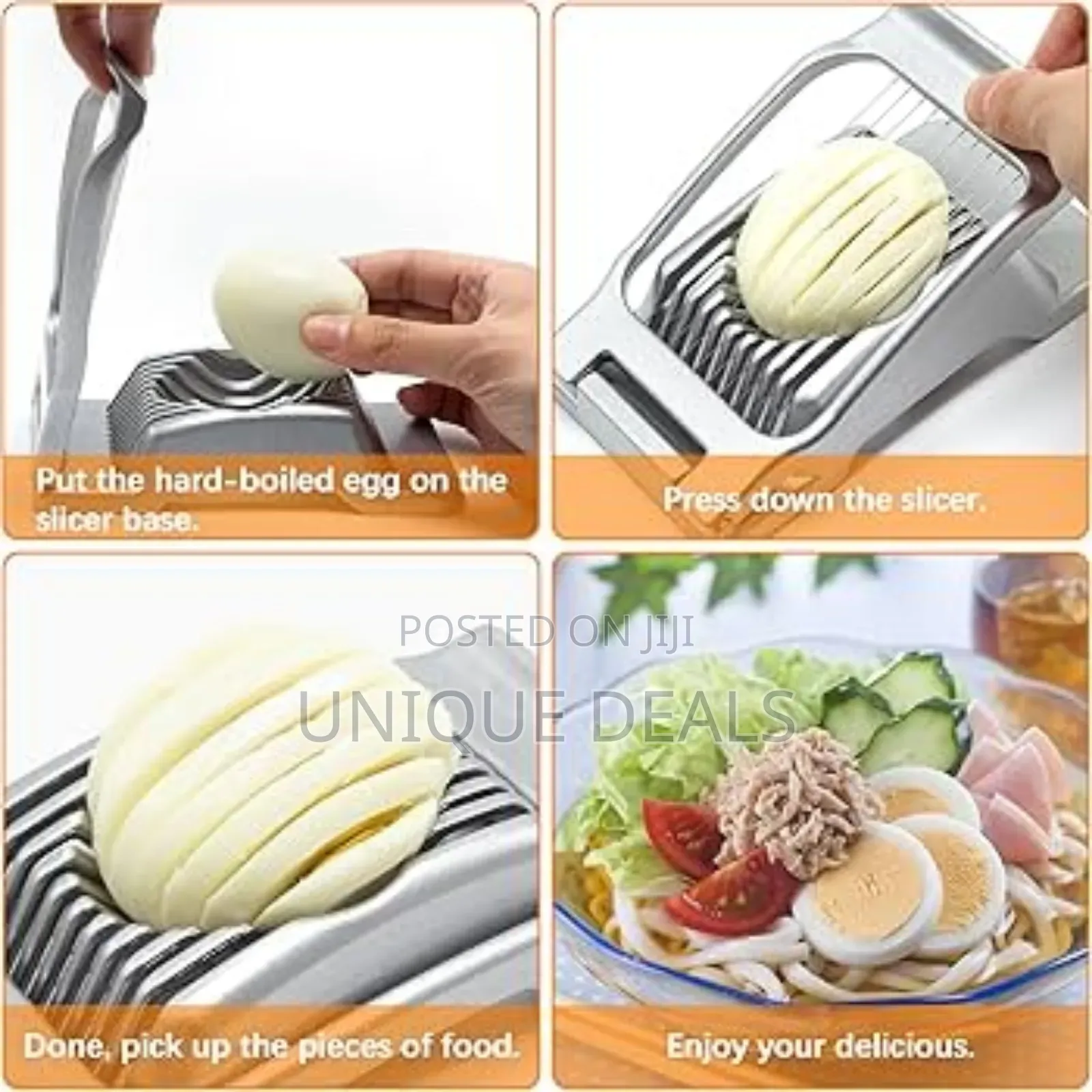 Egg Slicer, Heavy Duty Metal Egg Slicer Cutter