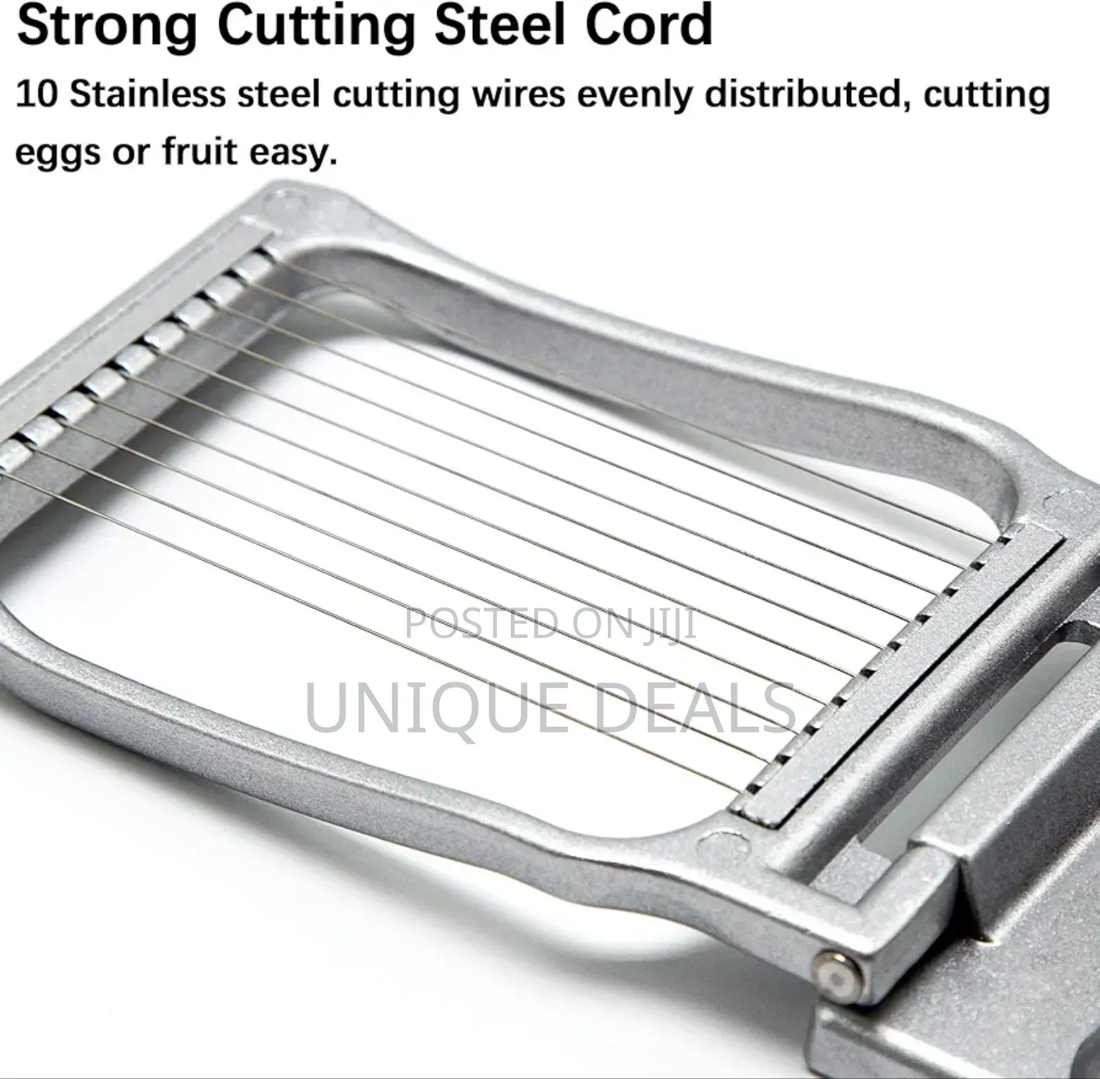 Egg Slicer, Heavy Duty Metal Egg Slicer Cutter